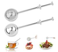 pilyero Infuseur Thé, Boule à Thé, Conception Sûre et Saine et Multifonctionnelle, Adaptée à La Fabrication du Thé et de La Cuisson, Des Cadeaux de Vacances et Des Cadeaux de Noël pour Les Amis