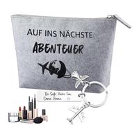pilyero Petite Trousse de Toilette, Trousse de Toilette Voyage en Feutre, Il Convient aux Cadeaux Offerts À Ceux Qui Voyagent, Étudient À L’Étranger, Obtiennent Leur Diplôme Ou Changent D’Emploi