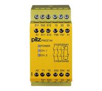 pilz Pilz Dispositif d'arrêt d'urgence 24VDC 3n/o 1n/c PNOZ X4, 774730 Quantité:1