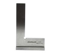 PIMALDAUM Équerre à talon 90° DIN 875/0 - Acier inoxydable 4Cr13 - Équerre de précision avec butée - Qualité 0 haute précision - Différentes tailles (75 * 50 mm)