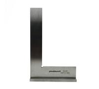 PIMALDAUM Équerre à talon 90° DIN 875/0 - Acier inoxydable 4Cr13 - Équerre de précision avec butée - Qualité 0 haute précision - Différentes tailles (150 * 100 mm)