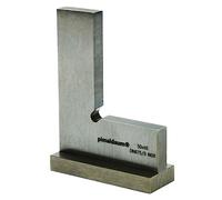 PIMALDAUM Équerre à talon 90° DIN 875/0 - Acier inoxydable 4Cr13 - Équerre de précision avec butée - Qualité 0 haute précision - Différentes tailles (50 * 40 mm)