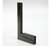 PIMALDAUM® Équerre plate avec phase 90°, branches 75 x 50 mm, INOX, pour les travaux d'essai, de dressage et de traçage en construction mécanique, en métallurgie, en menuiserie, prof. bricoleur