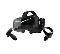 Pimax Crystal Super PCVR-Headset Version payante complète - 50 PPD, 3840 x 3840 par œil, ultra haute résolution, champ de vision de 127°, pour simulation de vol et jeux de réalité virtuelle