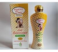 Piment Doux Lait Éclaircissant Fort 250ml - Hydratant pour la Peau - Éclaircir la Peau