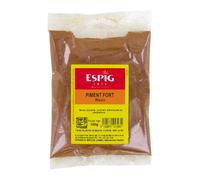 Piment fort moulu / En poudre 100g - Excellente qualité - Marque Espig (1 sachet)