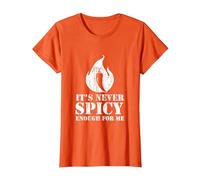 Piment Rouge pour Hot Spicy Lovers Repas et Sauce T-Shirt, Femme, Orange, L