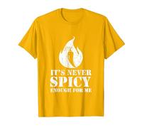 Piment Rouge pour Hot Spicy Lovers Repas et Sauce T-Shirt, Homme, Doré Vif, XXL