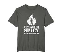 Piment Rouge pour Hot Spicy Lovers Repas et Sauce T-Shirt, Homme Grandes Tailles, Asphalte, 4X Tall