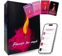 Pimente ton couple - Jeu de Cartes Couple Adulte - 240 Cartes - Jeu Coquin avec Version Mobile - Cadeau Couple Saint Valentin 2026, Anniversaire Femme/Homme