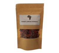 Piments Langue d’Oiseau entiers - Piments séchés naturels - Saveur intense et piquante - 25g - Pour sauces, grillades et plats traditionnels