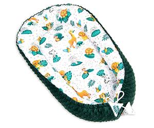 PIMKO Babynest Minky - Nid Douillet pour bébé - Cocon pour Nourrissons et Nouveau-nés - Nid pour la Maison - 55 x 90 cm