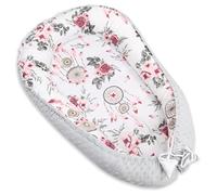 Pimko Nid bébé, double face, en tissu Minky, cocon douillet pour nourrissons et nouveau-nés, pour la maison, 55 x 90 cm