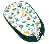 Pimko Nid bébé, double face, en tissu Minky, cocon douillet pour nourrissons et nouveau-nés, pour la maison, 55 x 90 cm