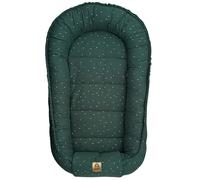 PIMKO Nid d'ange pour bébé - Nid douillet pour nourrissons et nouveau-nés - 60 x 90 cm - 100 % mousseline de coton - (Moss Gold)