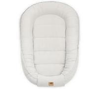 PIMKO - Reducteur de Lit Bébé mousseline Cocon 100% Coton Nid de Bébés Nouveau-né avec Baby Nest - Blanc