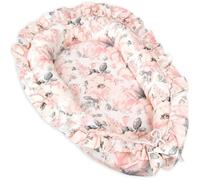 PIMKO réducteur Lit bébé avec volants bébé Cocon Baby Nest nourrissons coussin 100% coton pour lit pour nouveau-né Nid de bébé