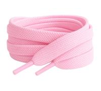 Pimp My Shoes Lacets plats colorés pour tennis, chaussures de skateboard, bottes, Converse, Nike, Puma 120 cm x 10 mm - multicolore - Baby Pale Pink,