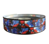 Pimp My Shoes Ruban gros-grain décoratif pour gâteaux d'anniversaire/emballages cadeaux Motif Spiderman 2 m x 22 mm Ruban cheveux nœuds Cartes Craft SP5