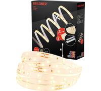 Pimp Your Stripe Kit d'extension LED Strip 4m, blanc chaud, peut être raccourci, marche/arrêt