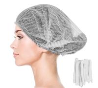 PimPam Factory Charlotte Jetable - Charlotte Cheveux Jetable - Lot 100 - Bonnets de Douche Jetables - Respirables et Réglables - Charlotte Cheveux pour hôtel ou Spa - Charlottes Alimentaires