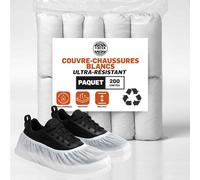 PimPam Factory - Couvre Chaussure Impermeable (Pack 200) - Sur Chaussure Jetable Pour Usage Médical, Industriel Ou Domestique - Surchaussures Jetables Bleu Et Surchaussures Résistantes À L’Eau