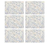 Pimpernel Branche d'osier Bleu Lot de 6 Sets de Table
