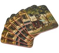 Pimpernel Dessous de Verre scène Parisienne - Lot de 6 (Beige, 10,5 x 10,5 cm (4 "x 4"))