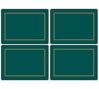 Pimpernel Lot de 4 Sets de Table en MDF avec Dos en liège Émeraude Classique 40,1 x 29,8 cm