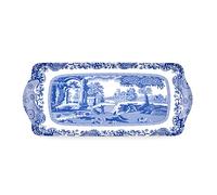 Pimpernel Plateau à Sandwich Italien Bleu Spode, Plateau de Service en mélamine, 15,25" x 6,5" (Multicolore)