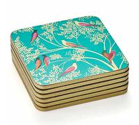 Pimpernel Sara Miller Chelsea Lot de 6 dessous de verre Vert