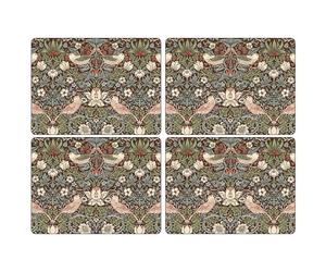 Pimpernel Set de table Strawberry Thief 30x40 cm. lot de 4 Marron