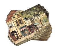 Pimpernel Sets de Table Scènes Parisiennes - Lot de 6