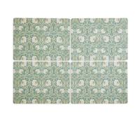 Pimpernel Spode Morris & Co Privat X0010649172 Lot de 4 Grands Sets de Table Vert 40,1 x 29,8 cm