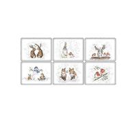Pimpernel Wrendale Christmas Placemats Set of 6, table decoration