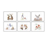 Wrendale Designs - Sets de table de Noël Pimpernel - Lot de 6