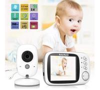 PIMPIMSKY Bébé Moniteur 3.2"" LCD Couleur Babyphone Caméra Vidéo Bébé Surveillance 2.4 GHz Bidirectionnelle Vision 1
