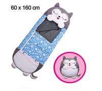 PIMPIMSKY Mignon Sac de Couchage et Oreiller 2 en 1 Happy Nappers pour Enfant 160 x 60 cm Duvet Adapté à Toutes les Saisons