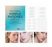 Pimple Patch - 132 Pièces - Patch De Boutons Invisibles Big | Pimple Patches Pour Le Visage Patches De Bouton Respirant Pour Femmes Hommes, Implorat Le Traitement Du Nez Du Visage, Nuit Et Tout