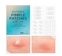 Pimple Patch Lot de 132 patchs invisibles Blemishes Cover Sticker Pad respirant Faciall Care for Daily Nose Women Men Home Travel Nighttime AcneRepair Protection