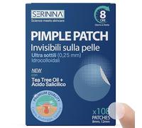 Pimple Patch Patches Boutons - 108 Patch Acné en 2 Tailles - Hydrocolloïdaux Invisibles avec Acide Salicylique et Tea Tree Oil - Ultra Fine