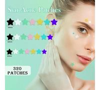 Pimple Patches 320 Pièces,2 En 1 Patch Bouton Invisible Naturel Hydrocolloïde Acné Patch Utilisation De Jour Et De Nuit,Avec Huile De Tea Tree Et Acide Salicylique