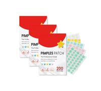 Pimple Patches Lot de 200 patchs imperméables invisibles pour boutons d'acné avec de l'huile d'arbre à thé et de l'acide salicylique diurne et nocturne pour adoucir efficacement la réparation de la