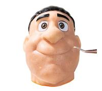 Pimple Popping Fidget Jouet - Face réaliste Silicone Pimple Pop Toy | Nouveauté de Farce pour Le Bureau de Bureau de Classe de Classe Home Bure
