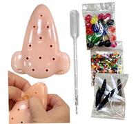 Pimple Popping Toy Set, drôle de Jouet de Bouton Nez avec des Compressions et pincettes à Perles Molles, TPE Soulagement Stress réutilisable Flexible Ensemble pour Les Enfants Adultes Gift, Squ