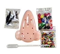 Pimple Popping Toy Set, drôle de jouet de bouton nez avec des compressions et pincettes à perles molles, TPE Soulagement du stress réutilisable flexible Ensemble pour les enfants adultes, jouets à