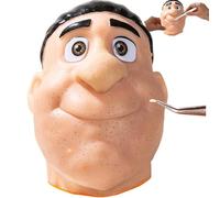 Pimple Poppings Fidget Toy, Jouet de Nettoyage du Visage réaliste, Bouton de Nez Portable en Silicone, soulage l'anxiété et réutilisable, pour Adultes, Enfants et étudiants Black