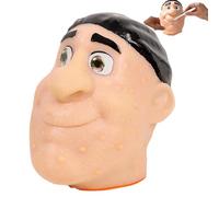 Pimple Poppings Fidget Toy, Jouet de Nettoyage du Visage réaliste, Bouton de Nez Portable en Silicone, soulage l'anxiété et réutilisable, pour Adultes, Enfants et étudiants Yellow