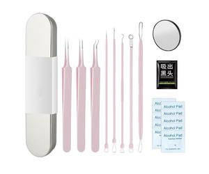 Pimple Remover - Extracteur d'outils pour le visage de 17 cm pour le nettoyage du visage avec une méthode profonde et hygiénique de crainte d'imperfections pour hommes