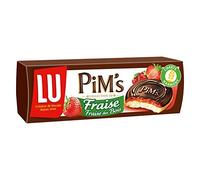 PIM'S FRAISE TOUCHE DE FRAISE DES BOIS 150G, LU PIM'S, LOT DE 4